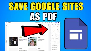 How To Save Google Sites As PDF (2026) (Complete Guide)