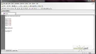QTP 18: Visual Basic Primer Using Array Variables