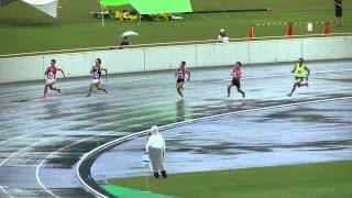 近江高校男子陸上競技部　中神２００ｍ　2015.8.30