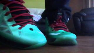 LeBron 10 Jades / On Feet