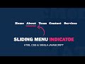 Creating Animated Sliding Menu Indicator using Html CSS & vanilla javascript