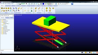 Scissor Lift Table Tutorial using MSC ADAMS