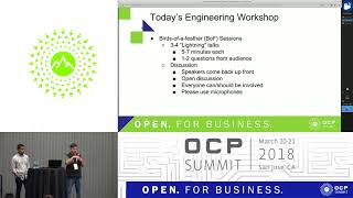 OCPUS18 – Networking Project Welcome \u0026 Introduction by Project Leads