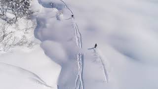 GALA湯沢　南エリアの非圧雪コース「260万ダラー」フリーラン