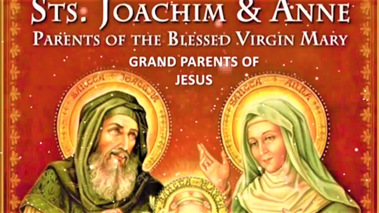 Saint Anne And Saint Joachim 🙏 Grandparents Of Jesus 🙏 Parents Of Mary ...