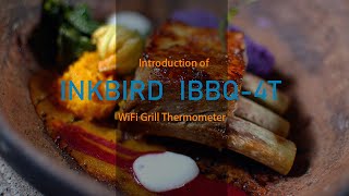 How does INKBIRD WiFi grill thermometer IBBQ-4T work? Check it out. #meatthermometer #BBQ #grill