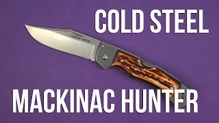 Распаковка Cold Steel Mackinac Hunter 54FBN Nick Nail Version