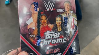 Unboxing New WWE Topps Chrome 2025 Mega Box & Value Box | Box Break from the Royal Rumble Superstore