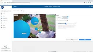 Camera Analytics Tripwire Setup