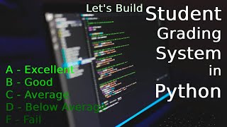 Make a Student Grading System | Python Projects | GANESHRAWATZ #pythonprojects #gradingsystem