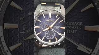 |鐘錶店拍|黎明的曙光、麻葉的光影變化：新銳系列GMT手錶 SEIKO Sharp Edged Series SPB361 #SEIKO #GMT #新銳系列 #港都春天