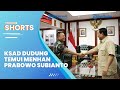 Kepala Staf Angkatan Darat Jenderal Dudung Abdurachman Temui Menham Prabowo di Kantor Kemenhan