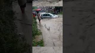 Flood in Kapan, Kathmandu 2022 July #shorts #180 #crazy #adventure #accident #careful #dangerous