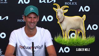 Novak Djokovic was asked is he the G.O.A.T... Here is his Response!