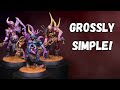 How to paint Poxwalkers - A miniature painting tutorial