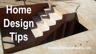 Simple Home Design Tip To Prevent Low Headroom For Almost Every Type of Stairway