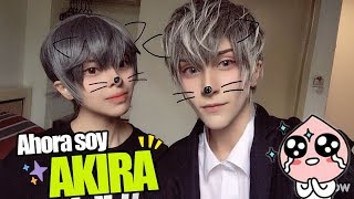 ¡KNITEMAYA TURNS ME into a  BOY! | AKARI BEAUTY