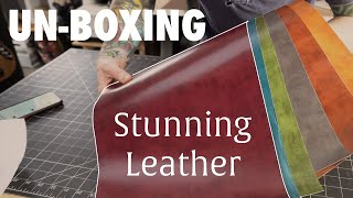 You won't believe this leather! Unboxing New Leather \u0026 SHELL CORDOVAN