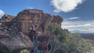 Hole In One (7C+) - Rocklands, de Pakhuys