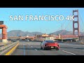 San Francisco 4K - Morning Drive - California USA