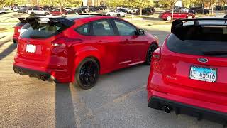 Chicagoland Ford Focus RS and ST Meet at Rock Bottom Brewery Lombard Illinois Saturday Aug. 29, 2020