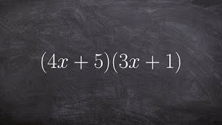 Multiplying Two Binomials Together Using the Box Method - Math Tutorial