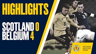 HIGHLIGHTS | Scotland 0-4 Belgium | International Friendly