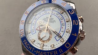 Rolex Yacht-Master II 116681 Rolex Watch Review