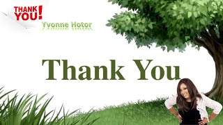 Thank you (Official Music Lyric Video) ~ Yvonne Hotor