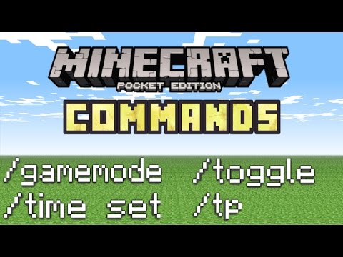 Minecraft PE - How To Use Commands! (Basic Commands Tutorial!) Minecraft PE - How To Use Commands! (Basic Commands Tutorial!)