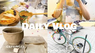 【vlog】productive days and slow life ☻ my new hobbbies, cooking, studying at my favorite coffee shop☕