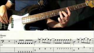 Touch me -  Maneskin - Arena di Verona live (play along bass tab and score)