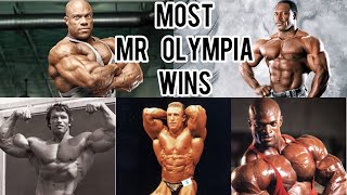 Top 5 Bodybuilders With Most Mr Olympia Wins