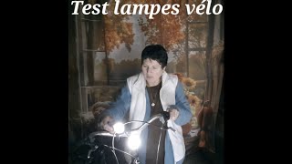 Test lampes vélo Feu avant/Feu arrière (Walfort) +  Lire description finalité meilleur éclairage