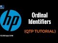 Ordinal Identifiers - HP UFT/ QTP TutoriaL #21