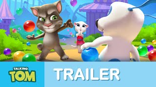 Talking Tom Bubble Shooter - Official Trailer