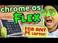 Install CHROME OS Flex ON ANY PC or LAPTOP 😱 😍 Run Android Apps?