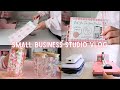 Small Business Studio Vlog | Pack Orders With Me ASMR, New Small Business At Home Set Up Tour!