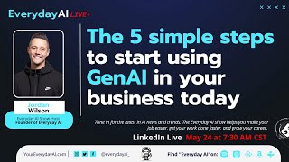 5 Simple Steps to Start Using GenAI at Your Business Today