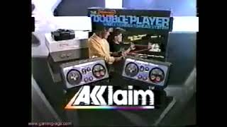 NES Acclaim Double Player Wireless and NARC commercial 1989