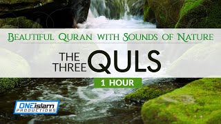 Listen, Relax & Learn | The 3 QULS | BEAUTIFUL QURAN RECITATION WITH SOUNDS OF NATURE