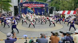 國士舞双（2017東京よさこい前夜祭・西口公園・「一本釣り」）