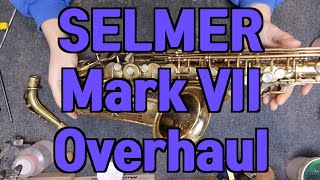 울릉도에서 배 타고 온 셀마 마크7 M바디 전체수리 Selmer Mark VII overhaul