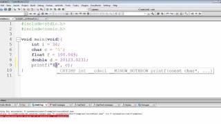 C Programming Tutorial | Character & Float Format Specifiers | Chap-2 | Part-11