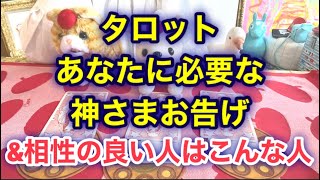 タロット❗️今のあなたに必要な神さまお告げandこれからの人との付き合い方‼️byキャメレオン竹田