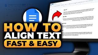 How To Align Text in Google Docs (FAST & EASY) | 100% WORKS | NO Yapping, To The Point!