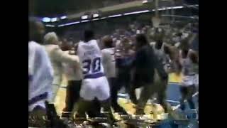 Washington Bullets and Detroit Pistons: 1988 Preseason Fight