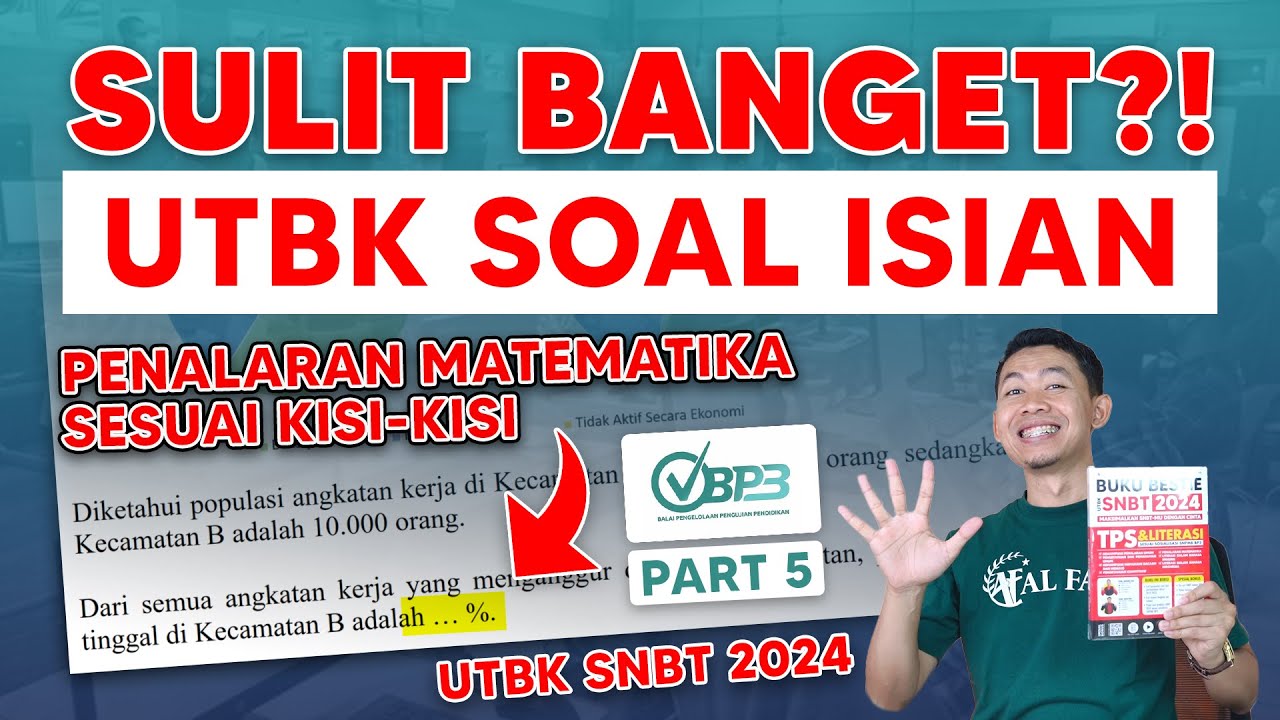 SOAL ASLI UTBK 2024 PENALARAN MATEMATIKA - YouTube