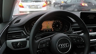 Audi A4/A5 traffic jam assist - real test :: [1001cars]