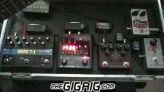 TheGigRig power supply demo - Time Factor, Nova Delay, King of Tone, Beano Boost, Stone Bender